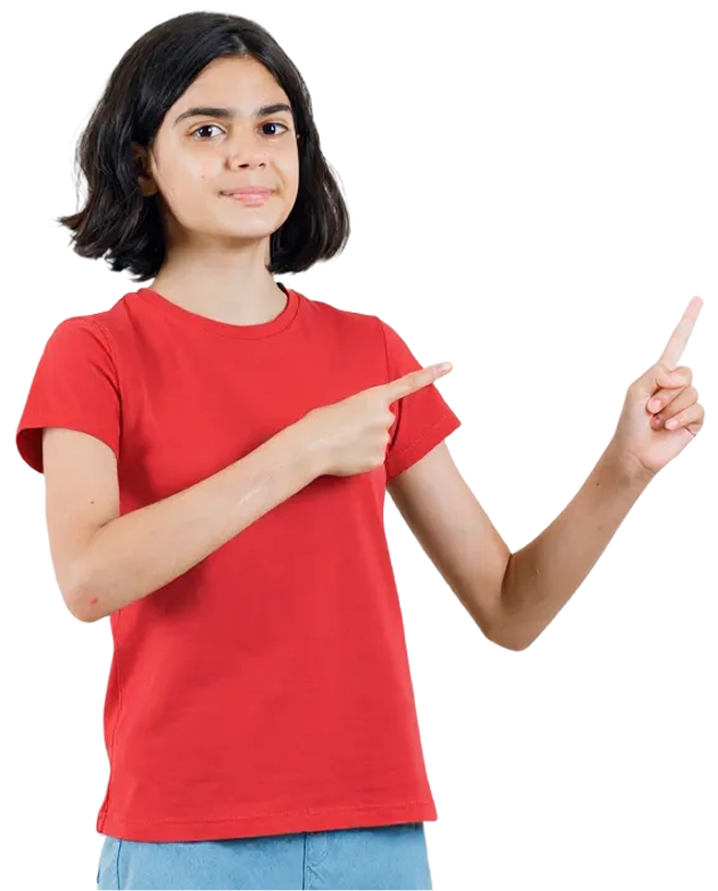 Child pointing